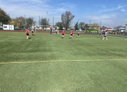 Gminne zawody szkół podstawowych w piłkę nożną chłopców i dziewcząt
