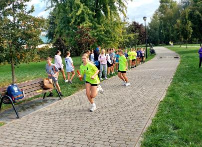 Biegi Przełajowe w Parku im. Magdaleny Abakanowicz