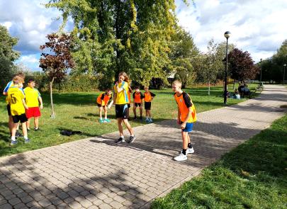 Biegi Przełajowe w Parku im. Magdaleny Abakanowicz