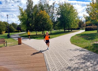 Biegi Przełajowe w Parku im. Magdaleny Abakanowicz