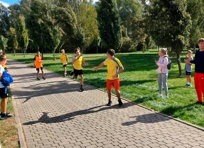 Biegi Przełajowe w Parku im. Magdaleny Abakanowicz