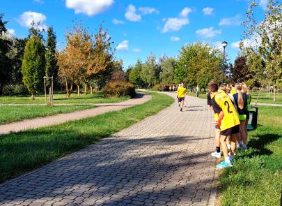 Biegi Przełajowe w Parku im. Magdaleny Abakanowicz