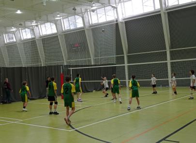 Ostatni dzień Powiatowych Zawodów Siatkarskich