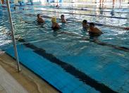 Zajęcia Klubu Seniora na pływalni