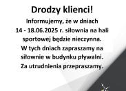 Drodzy klienci!