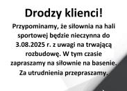 Drodzy klienci!