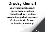 Drodzy klienci!