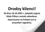 Drodzy klienci!