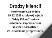 Drodzy klienci!