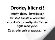 Drodzy klienci!