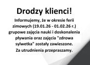 Drodzy klienci!