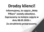Drodzy klienci!