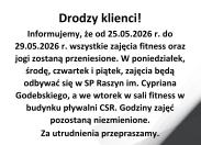 Drodzy klienci!