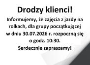 Drodzy klienci!