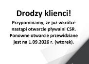 Drodzy klienci!