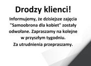 Drodzy klienci!