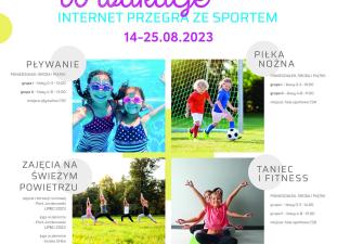 W wakacje internet przegra ze sportem