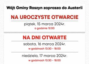 Uroczyste Otwarcie Austerii