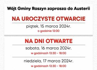 Uroczyste Otwarcie Austerii