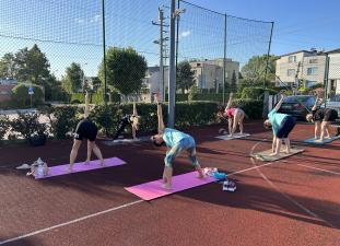 Joga na boisku Orlik