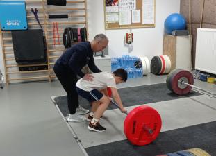 Trening dwuboju olimpijskiego w CSR