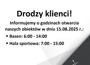 Drodzy klienci!