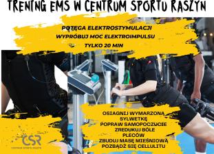 Zapraszamy na trening EMS w Centrum Sportu Raszyn!