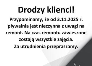 Drodzy klienci!
