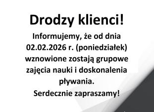 Drodzy klienci!
