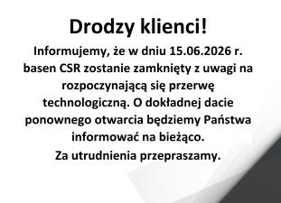 Drodzy klienci!