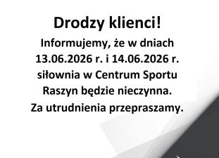 Drodzy klienci!
