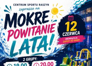 Już jutro widzimy się na pływalni Centrum Sportu Raszyn!