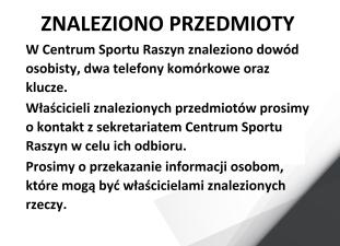 Drodzy klienci!