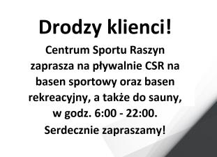 Drodzy klienci!