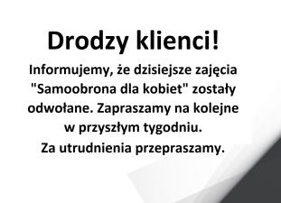 Drodzy klienci!