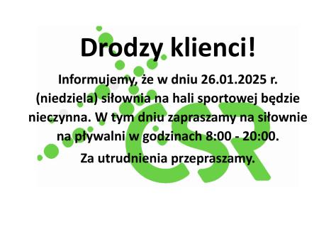 Drodzy klienci!