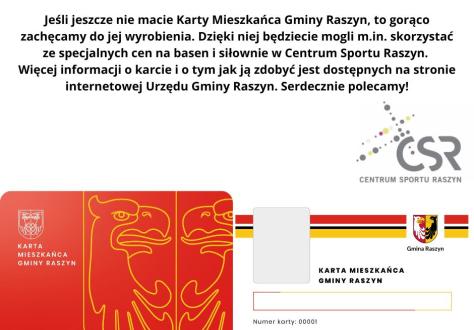 Karta Mieszkańca Gminy Raszyn