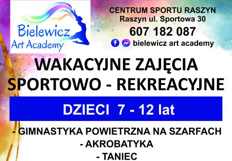Wakacyjne Zajęcia Sportowo-Rekreacyjne dla Dzieci!