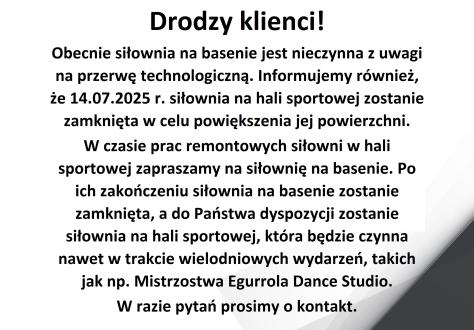 Drodzy klienci!