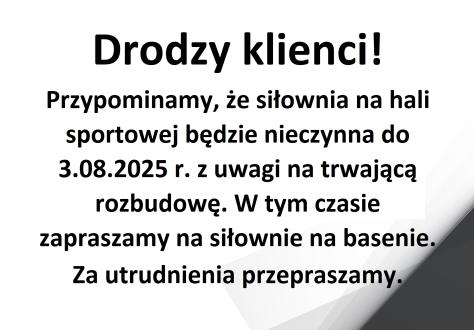 Drodzy klienci!