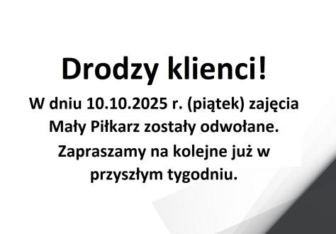 Drodzy klienci!