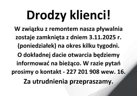 Drodzy klienci!