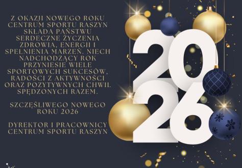 SZCZĘŚLIWEGO NOWEGO ROKU! 🎉✨