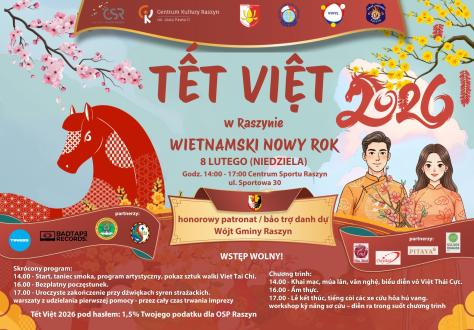 Wietnamski Nowy Rok 2026 – Tet Viet w Raszynie!