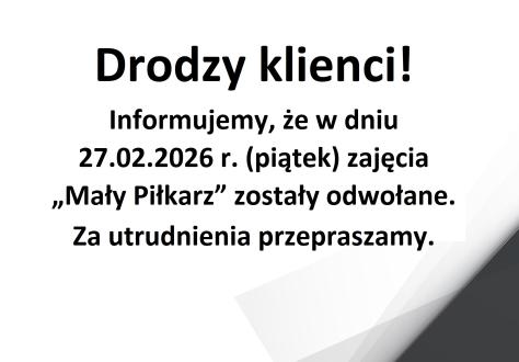 Drodzy klienci!