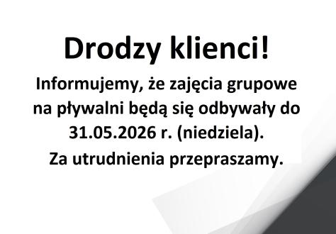 Drodzy klienci!