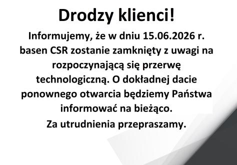 Drodzy klienci!