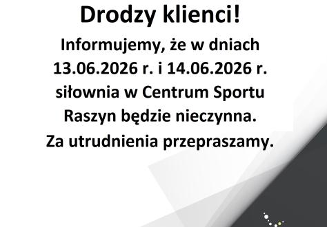 Drodzy klienci!