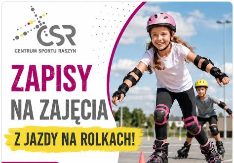 Przypominamy – wciąż są wolne miejsca na wakacyjne zajęcia z jazdy na rolkach!