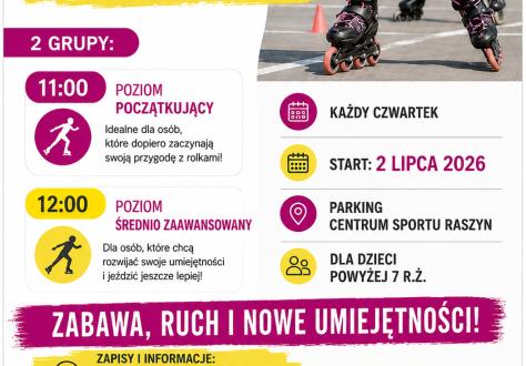 Rolkowy czwartek w Centrum Sportu Raszyn!